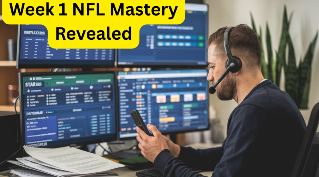 Week 1 nfl betting